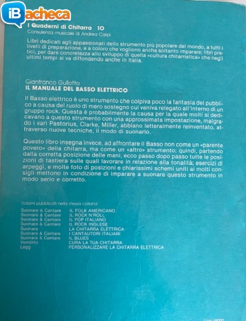 Immagine 5 - Manuale del basso elettr.