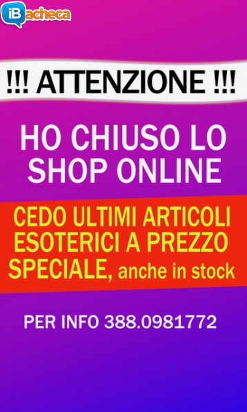 Immagine 1 - Riti magici shop vendita