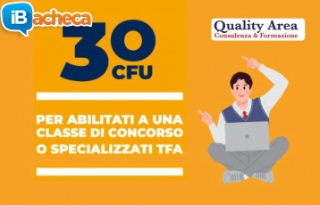 Immagine 1 - Percorso 30 Cfu